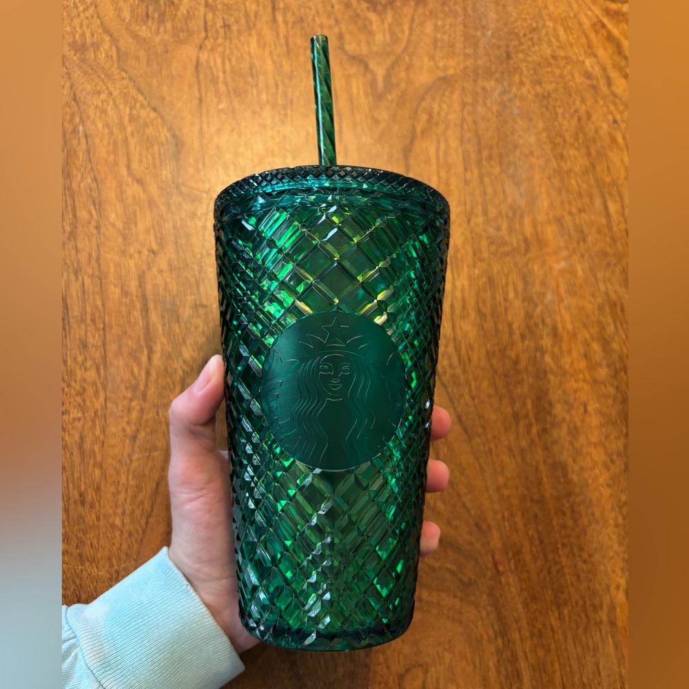 Starbucks Emerald Green Jeweled 16oz Tumbler